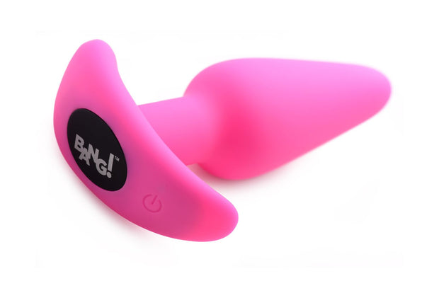 BANG! - Vibrations-Buttplug mit Fernbedienung - Rosa