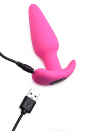 BANG! - Vibrations-Buttplug mit Fernbedienung - Rosa