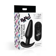 BANG! - Vibrations-Buttplug mit Fernbedienung -Schwarz
