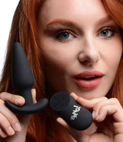 BANG! - Vibrations-Buttplug mit Fernbedienung -Schwarz