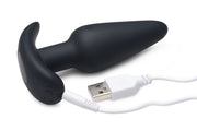 BANG! - Vibrations-Buttplug mit Fernbedienung -Schwarz