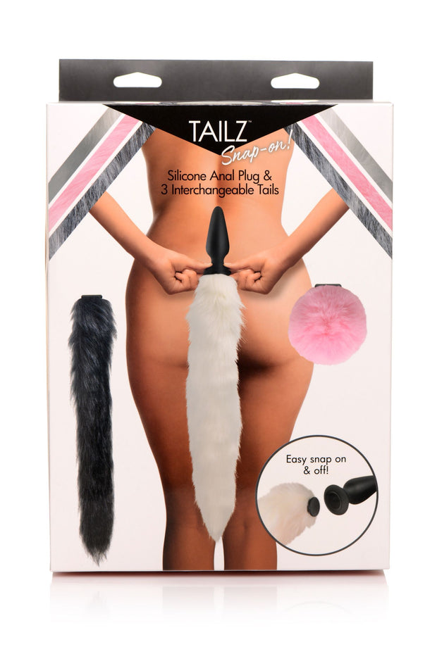 TAILZ - Snap-On Analplug mit 3 Wechselbaren Schwänzen
