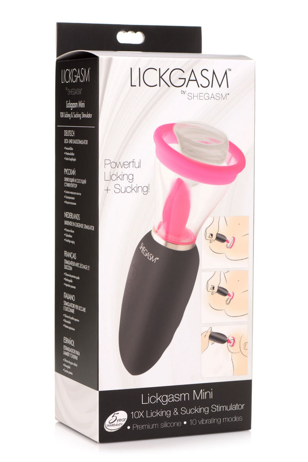 LICKGASM - Mini Stimulator Saugen, Lecken & Vibration