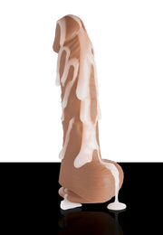 Loadz - Vibrierender Spritzdildo -21,5 cm & Mittlere Farbe