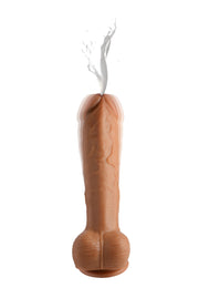 Loadz - Vibrierender Spritzdildo -21,5 cm & Mittlere Farbe
