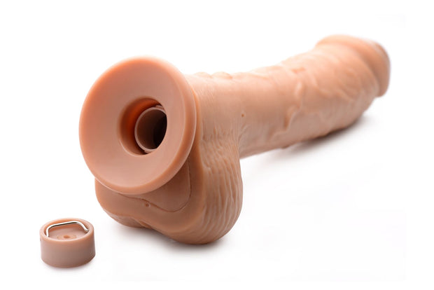 Loadz - Vibrierender Spritzdildo -21,5 cm & Mittlere Farbe