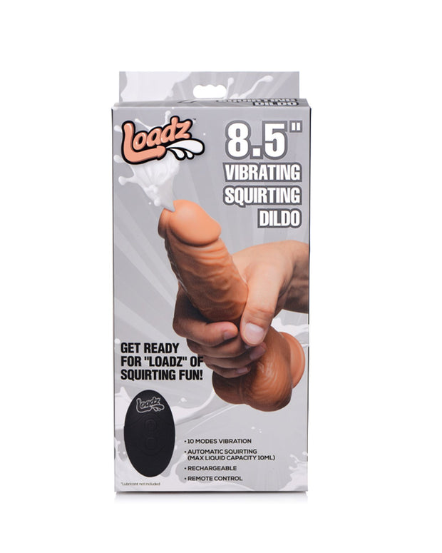 Loadz - Vibrierender Spritzdildo -21,5 cm & Mittlere Farbe