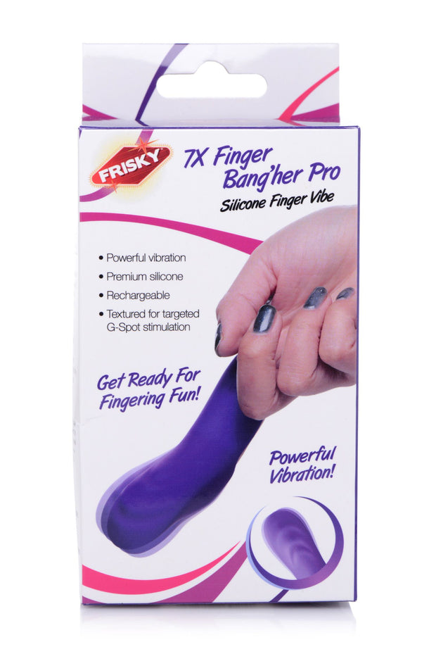 FRISKY - Finger Bang Her Pro Fingervibrator - Lila