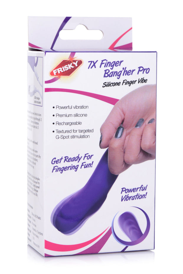 FRISKY - Finger Bang Her Pro Fingervibrator - Lila