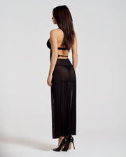 Obsessive - Iliosa Chemise & String- Schwarz