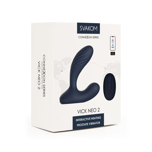 SVAKOM - Prostata Vibrator Vick Neo 2 - Blau