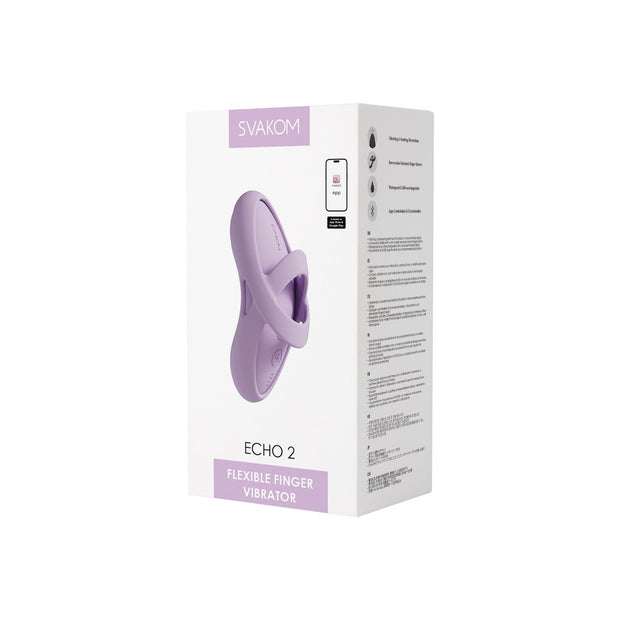 SVAKOM- Echo 2 Fingervibrator - Pink Lilac