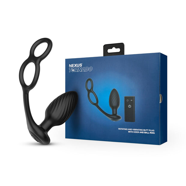 Nexus - Tornado Rotierende Analplug mit Cock & Ball Ringen