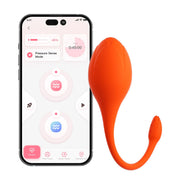 HoneyPlayBox - LILI App-gesteuerter Eier-Vibrator Orange