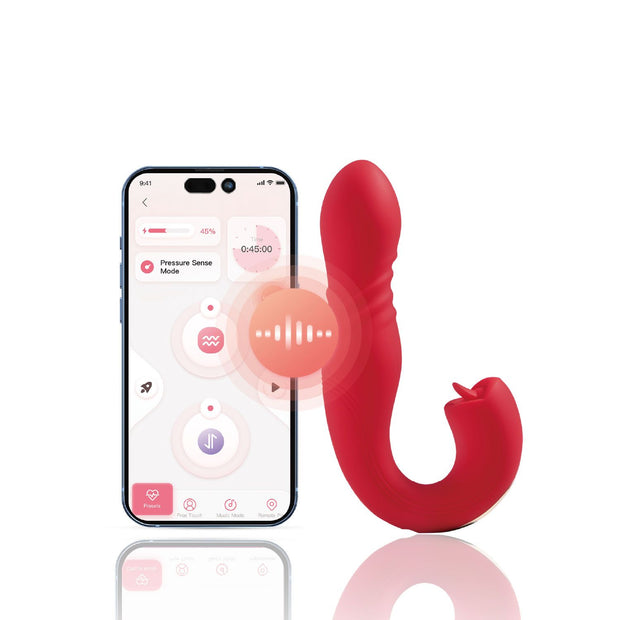 HoneyPlayBox - JOI Thrust 2 Drucksensor App-gesteuerter Stossender G-Punkt