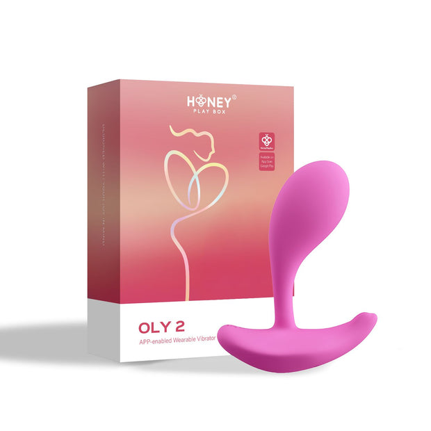 HoneyPlayBox - OLY 2 Tragbarer Klitoris- & G-Punkt-Vibrator Mit App - Rosa