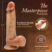 Blush - Renaissance Raphael Dildo mit Verschiebbarem Vorhaut - 24 cm