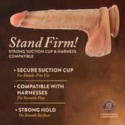 Blush - Renaissance DaVinci Dildo mit Verschiebbarem Vorhaut - 20 cm