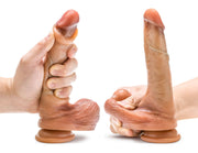 Blush - Renaissance DaVinci Dildo mit Verschiebbarem Vorhaut - 20 cm