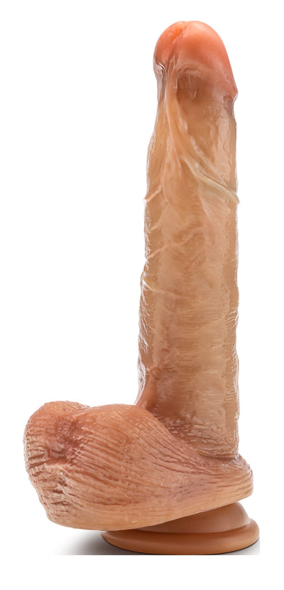 Blush - Renaissance DaVinci Dildo mit Verschiebbarem Vorhaut - 20 cm