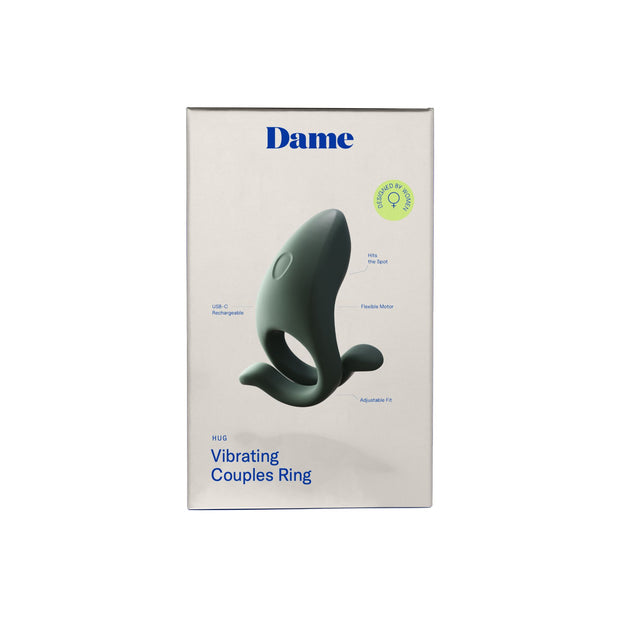 Dame – Hug Verstellbarer Cockring – Stahlgrau