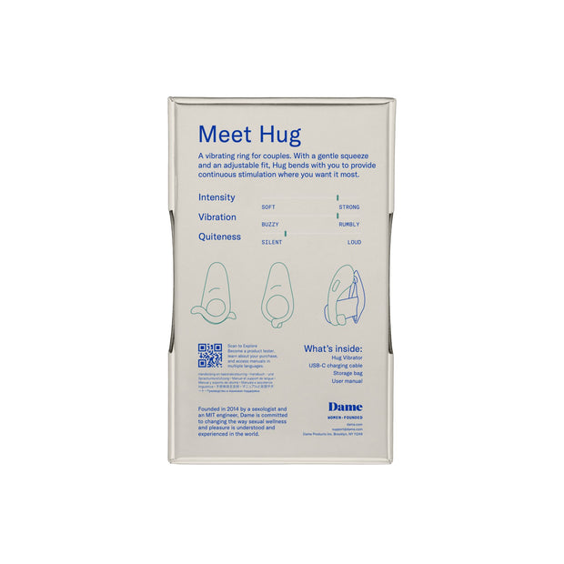 Dame – Hug Verstellbarer Cockring – Stahlgrau