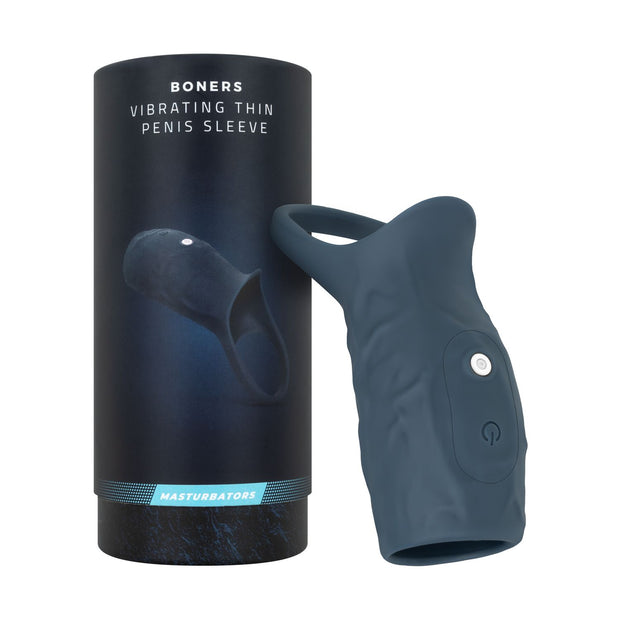 Boners - Vibrierender Penis Sleeve - Blau