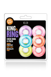 Blush - Play With Me King of the Ring Penisring-Set 6-teilig