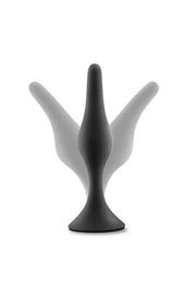 Blush - Luxe Einsteiger-Buttplug-Set Schwarz