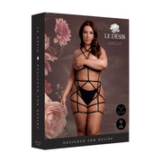 Le Desir - Strappy Open Cup Body Harness Einheitsgröße - Schwarz