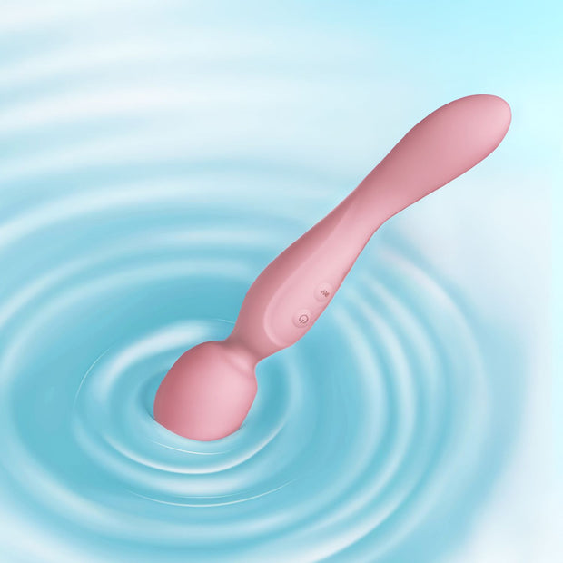 Good Vibes Only - Simi - Doppelseitiger Wand-Vibrator - Rosa