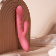 SVAKOM - Avery Stoßender Rabbit Vibrator - Erdbeerrosa