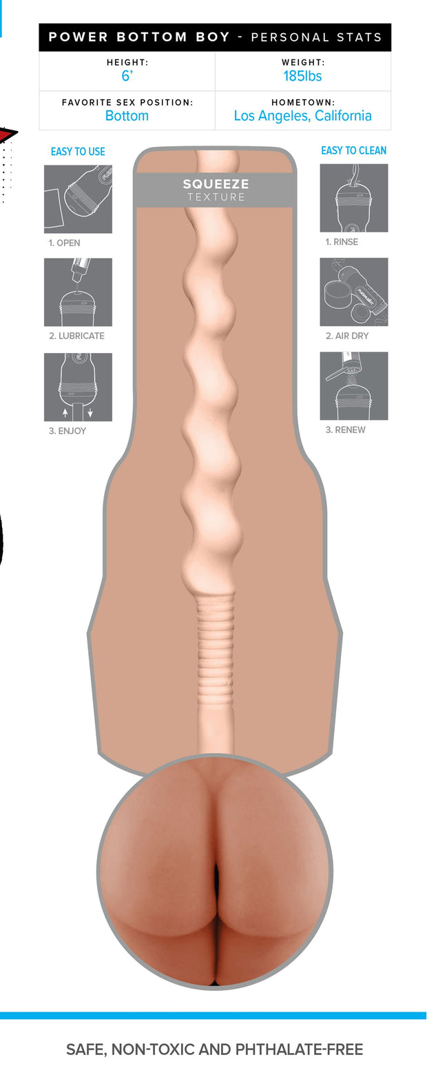Fleshlight - Fleshjack Fantasy Power Bottom Boy