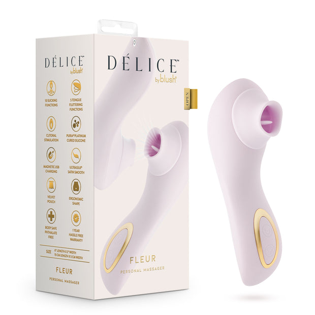 Blush - Delice Fleur Luftimpuls-Vibrator - Barely Purple