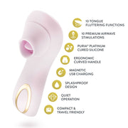 Blush - Delice Fleur Luftimpuls-Vibrator - Barely Purple