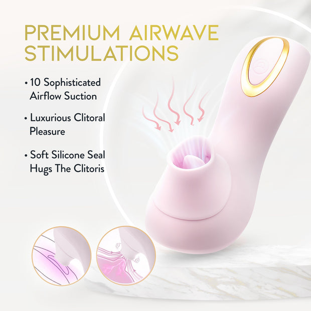Blush - Delice Fleur Luftimpuls-Vibrator - Barely Purple