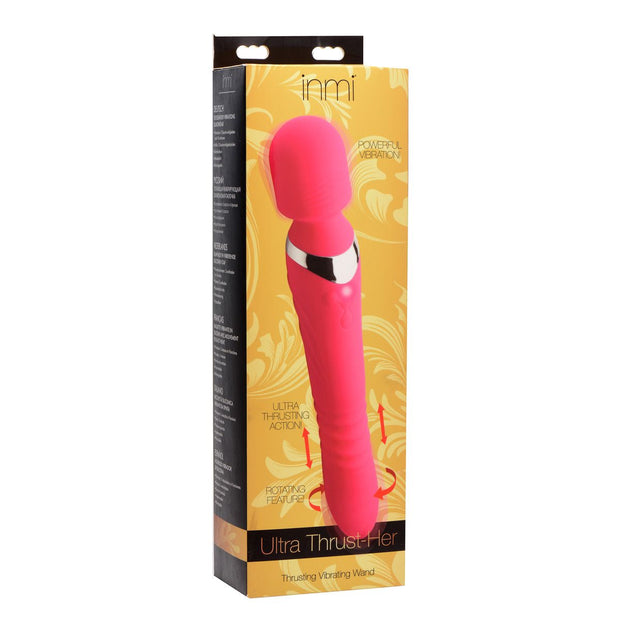 INMI - Ultra Thrust-Her Vibrationsstab aus Silikon - Rosa