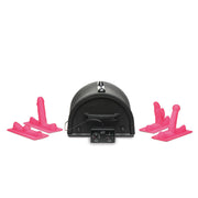 LOVE BOTZ - 50X Saddle Pro Sexmaschine mit 4 Aufsätzen - Schwarz