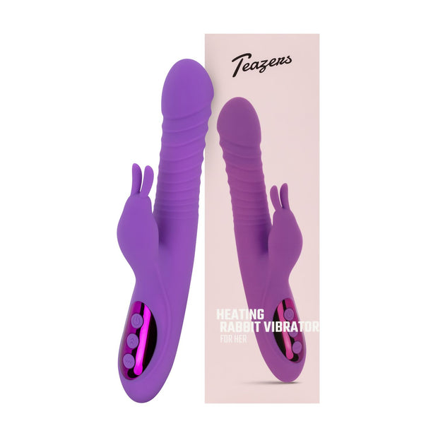 Teazers - Wärmender Rabbit Vibrator - Lila