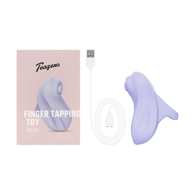 Teazers - Finger-Vibrator mit Klopfender Stimulation - Lila