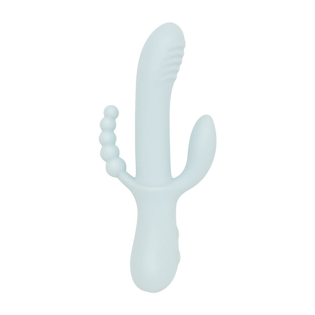 Good Vibes Only - Sage - Triple Stimulation Vibe - Blau