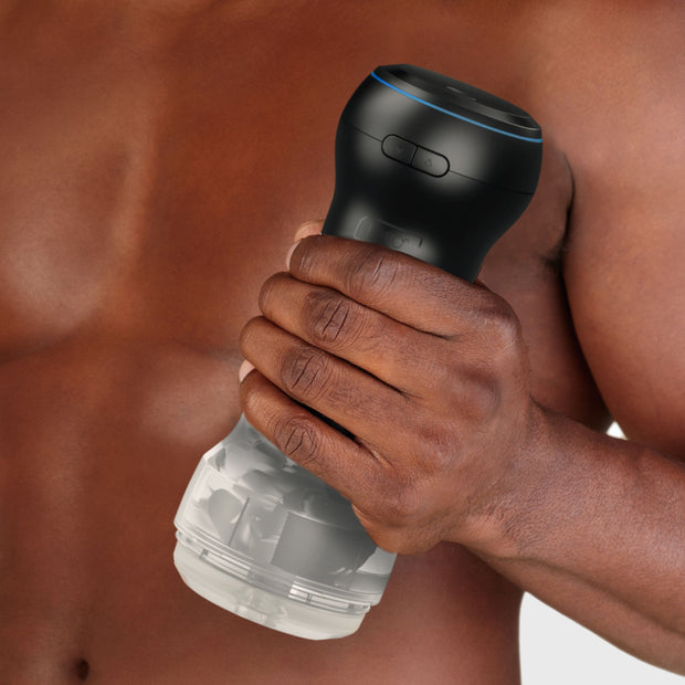 Kiiroo – Feel Crystal Stroker Set – Mit PowerBlow Saugkraft