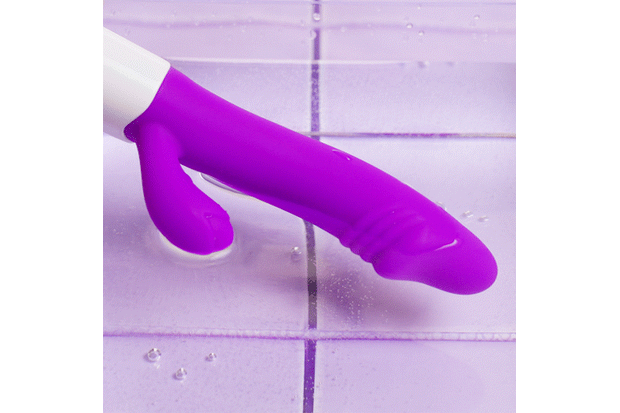 Realistischer Rabbit Vibrator - lila