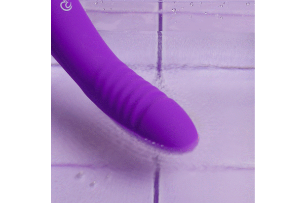 Pleasure Pump mit G-Punkt Vibrator - Violett