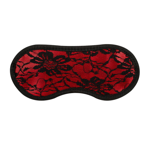 Bedroom Fantasies - Lace & Leather Look - 8-teiliges Bondage Set - Rot