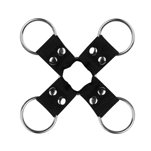 Bedroom Fantasies - Lace & Leather Look - 8-teiliges Bondage Set - Rot