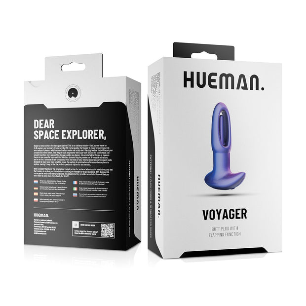 Hueman - Voyager Analplug mit Klopf-Funktion - Lila