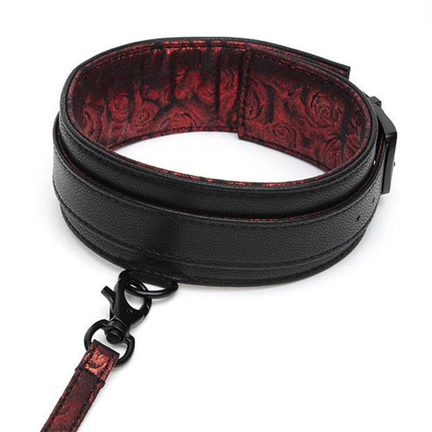 Fifty Shades of Grey – Sweet Anticipation Halsband & Leine – Rot