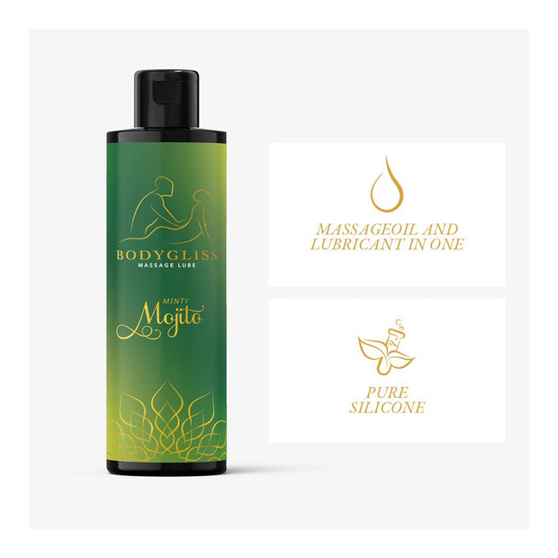 BodyGliss – Massageöl und Gleitmittel in 1 Minty Mojito – 150 ml