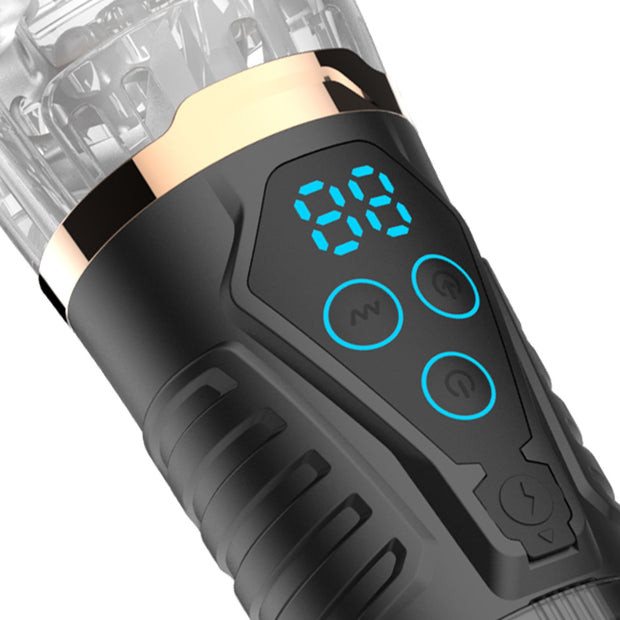 Teazers – Masturbator mit Starker Saugkraft – Stoßen, Vibrieren und Rotiere